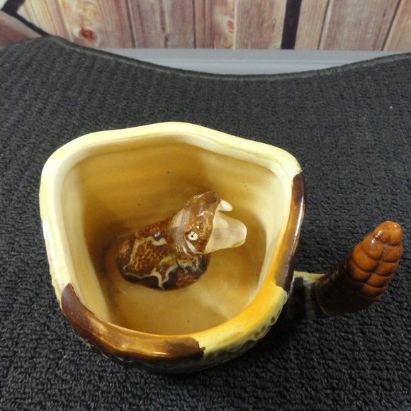 Funky Rattle Snake Porcelain Graphic Coffee Mug~Don't look inside~Cool design - Picture 6 of 7